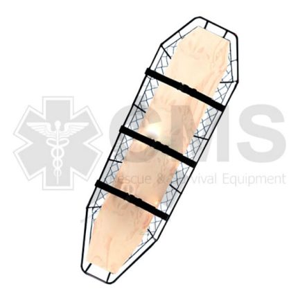 camilla canastilla de metal con tabla fija