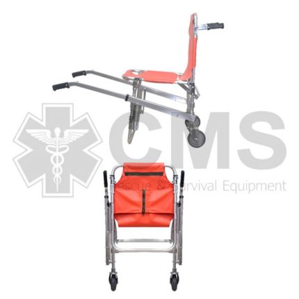 Silla plegable para ambulancia, silla de transporte, silla de emergencia, silla médica plegable, silla de evacuación, silla de primeros auxilios, silla para traslado.
