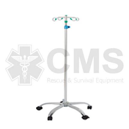 portasuero rodante de 5 patas, Portasuero con ruedas, Soporte de suero, Portasuero hospitalario, Portasuero ajustable, Soporte IV de 5 patas, Equipos medicos para suero, porta suero portatil