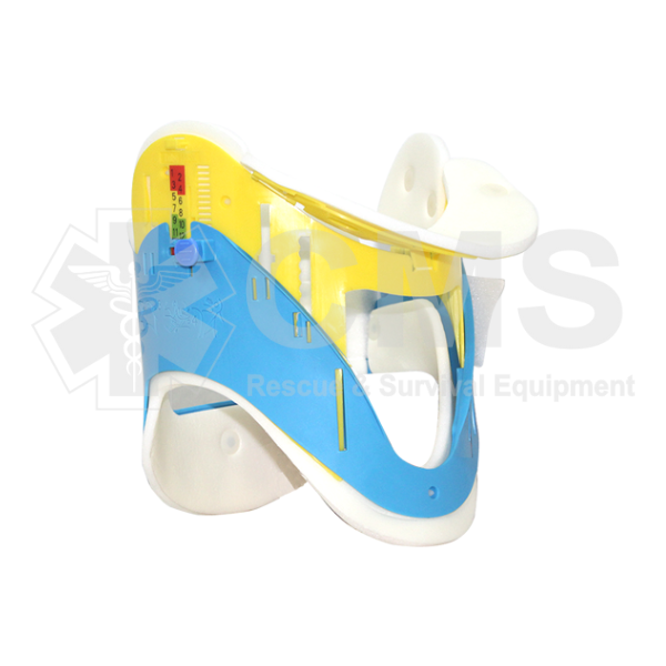 CMS-17B collarin cervical regulable de 16 posiciones, dispositivo de inmovilización cervical, collarín cervical ajustable, collarín cervical para accidente, collarin cervical adulto