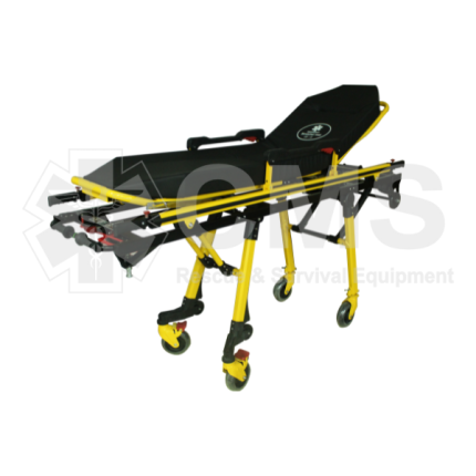 camilla de ambulancia telescopica amarillo, camilla de emergencia, camilla de transferencia, camilla de rescate, camilla para traslado de pacientes