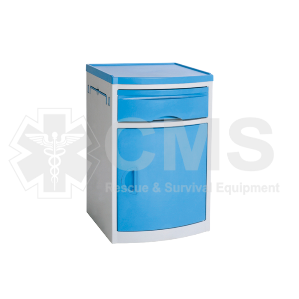 CMS-B04 mesa de noche para hospitalizacion abs, Mesa de noche hospitalaria, Mesa de noche para pacientes, mesa de noche para hospitales, Mesa de noche médica, Mobiliario hospitalario
