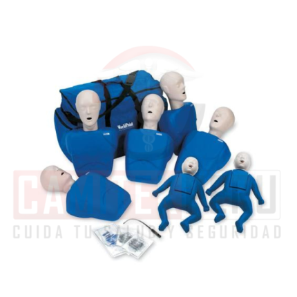 maniquí rcp de 5 torso adulto 2 infante